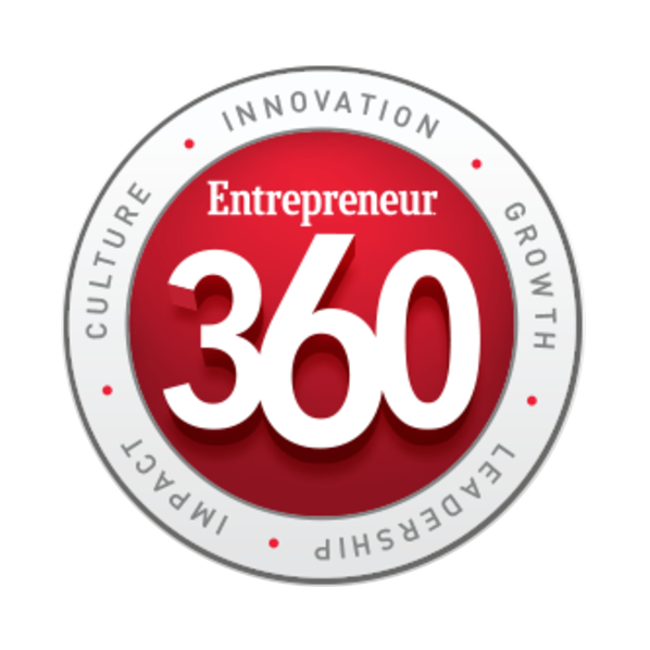 Entrepreneur 360 award badge